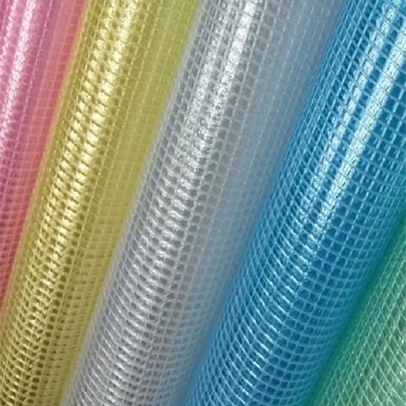 PVC Clear Mesh Tarpaulin Transparent Mesh Fabric for Agriculture